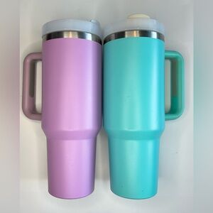 2 used tumblers